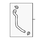 2017-2021 Hyundai - Reservoir Hose