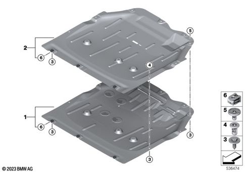 Mounting Parts, Engine Compartment for 2024 Mini Countryman SE ALL4 #3