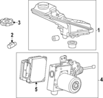 84857010 - Body: Reservoir for Chevrolet: Equinox | GMC: Terrain Image