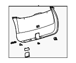 LJ6Z7842906CF - Body: Lower Trim Panel for Ford: Escape Image