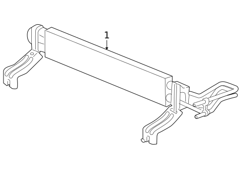 Power Steering Oil Cooler for 2010 Buick Enclave #0