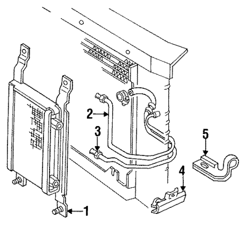 Trans Oil Cooler for 1993 Chevrolet Lumina #0