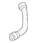 8D0121055E - Cooling System: Lower Hose for Volkswagen Image