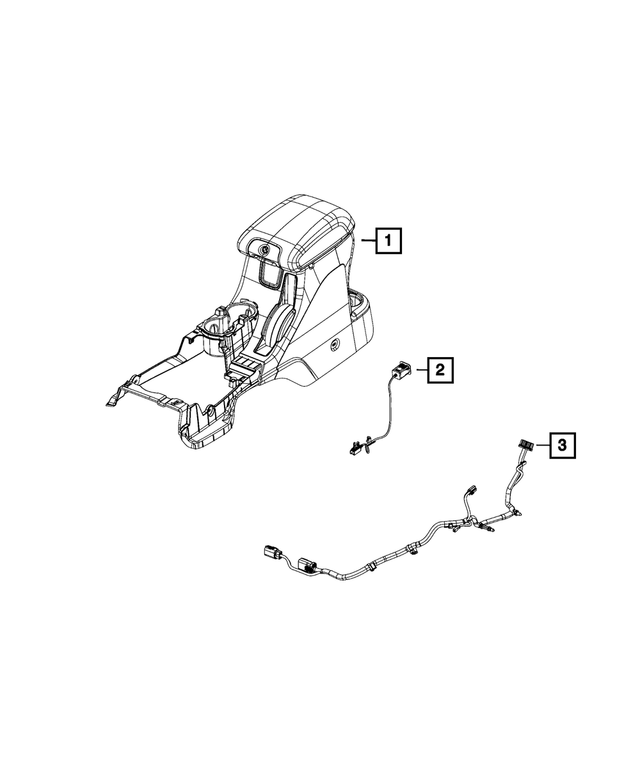 68194081AC - : Console Wiring for Mopar Image