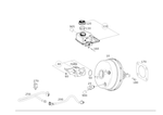 1664300200 - Brake System: Vacuum Line for Mercedes-Benz: GL350, GL450, GL550, GL63 AMG, GLE300d, GLE350, GLE400, GLE43 AMG, GLE450 AMG, GLE550e, GLE63 AMG, GLE63 AMG S, GLS350d, GLS450, GLS550, GLS63 AMG, ML250, ML350, ML400, ML550, ML63 AMG Image
