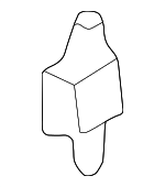 1H0853585A - Body: Side Molding Clip for Volkswagen: Cabrio Image