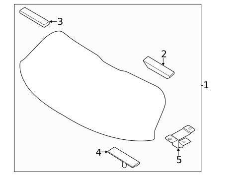 Glass - Lift Gate for 2023 Kia Sportage #0
