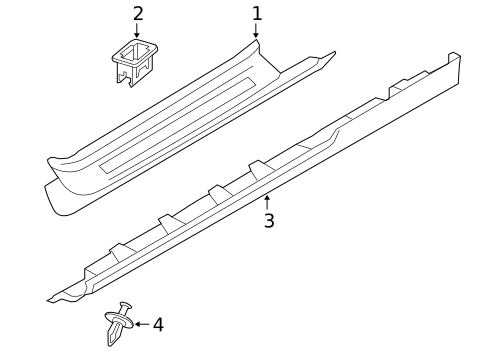 Exterior Trim - Pillars for 2008 Volvo C70 #0