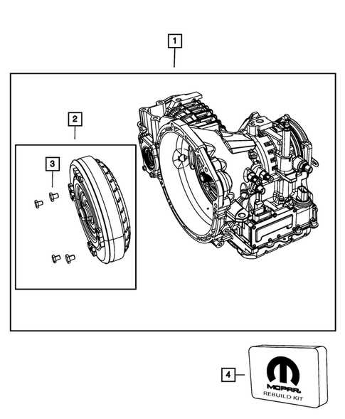 Automatic Transmission / Transaxle and Torque Converter for 2008 Chrysler Sebring #0