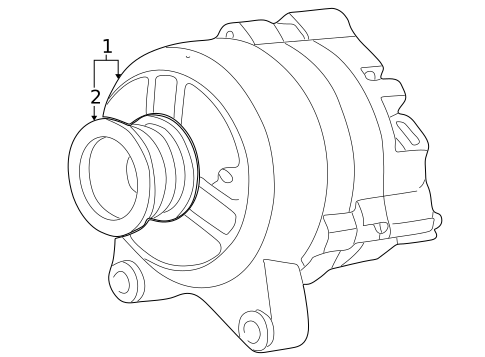 Alternator for 2004 Ford Excursion #0