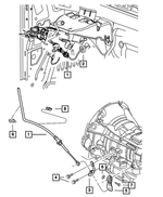 6511861AA - 66RFE; 6-Speed; Automatic Transmission: Nut for Mopar Image
