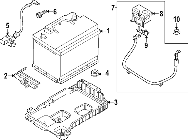 37150KL000 - : Battery Tray for Hyundai Image