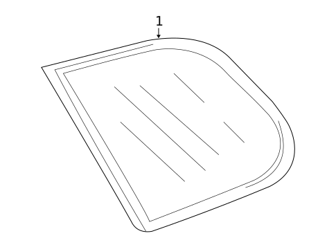 Glass & Hardware for 2009 Volkswagen Jetta #0