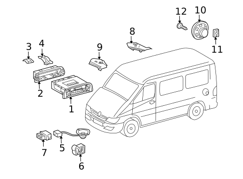 Sound System for 2003 Dodge Sprinter 3500 #0