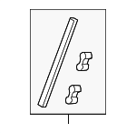 52208072165 - Body: Trim Cover Seal for BMW: 740e xDrive, 740i, 740i xDrive, 745e xDrive, 750i, 750i xDrive, M760i xDrive Image