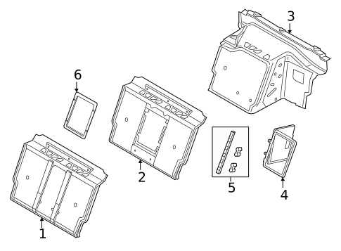 Interior Trim - Rear Body for 2018 BMW 750i xDrive #2