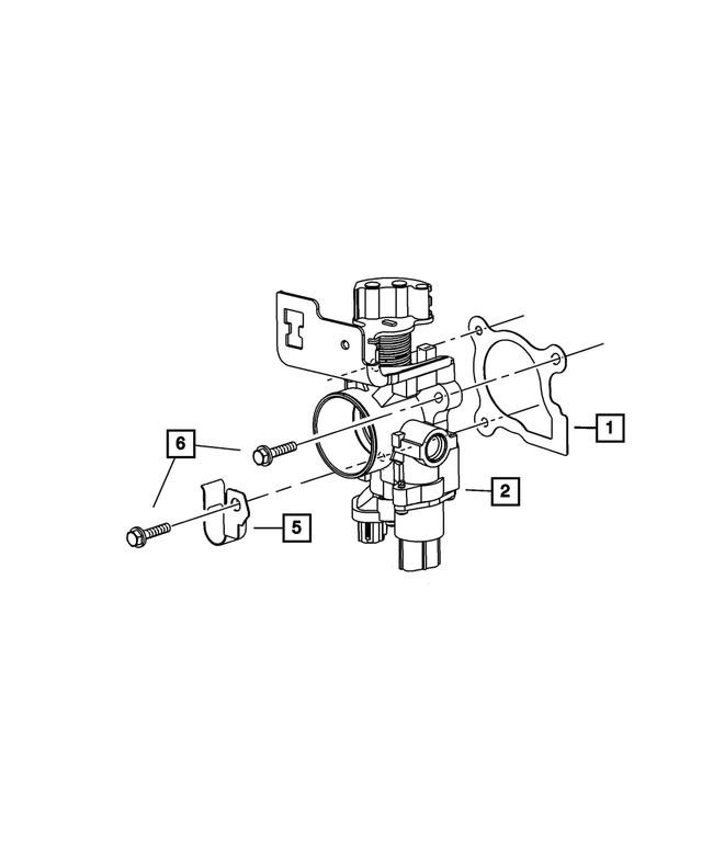 4591761AA - Fuel: Throttle Body Gasket for Mopar Image image