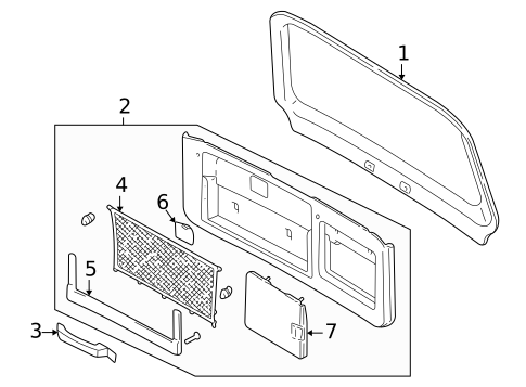 Interior Trim for 2002 Mitsubishi Montero #0