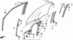 72230SV2003 - : Sash, R Front Door (Lower) for Acura: CL Image