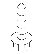 1244105207B - Body: Bumper Cover Screw for Kia Image