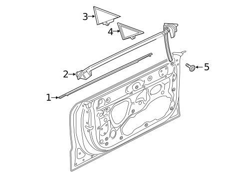 Exterior Trim - Front Door for 2022 Audi S7 Sportback #0