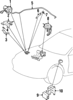 MR309271 - Electrical: Vacuum Pump for Mitsubishi: Mirage Image