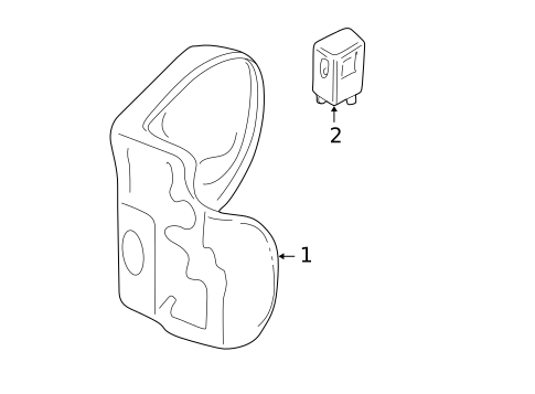 Horn for 2001 Buick LeSabre #0