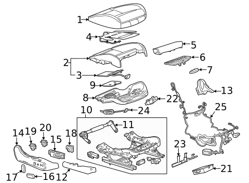 Lumbar Control Seats for 2019 Buick Regal Sportback #0