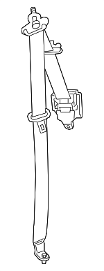 89870C6500BGA - Electrical: Belt &amp; Retractor for Kia: Sorento Image