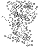 68021974AB - Air Conditioning &amp; Heater: A/c And Heater Lower Housing for Mopar Image