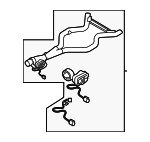LR125102 - Exhaust: Center Pipe for Land Rover: Range Rover Image