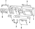 MB357352 - Body: Instrument Panel for Mopar Image