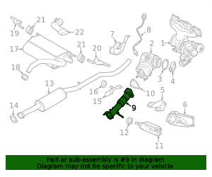 2017 Volvo XC60 Front Pipe 31415779 | TascaParts.com