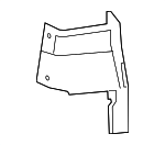 5SM82LXHAA - Body: Lower Center Pillar Trim for Mopar Image