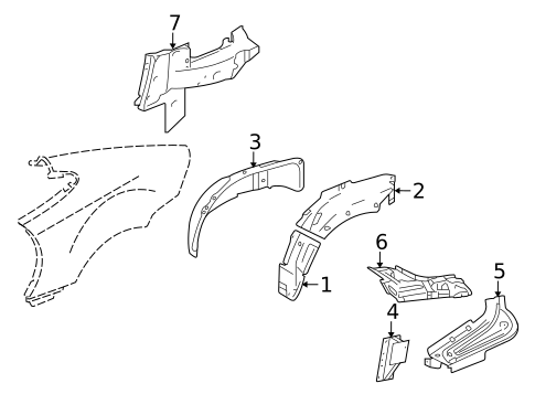 Inner Structure for 2009 Jaguar XK #0