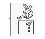 51210S2A010 - Suspension: Knuckle for Honda: S2000 Image