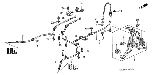 Parking Brake for 2003 Honda Odyssey #0