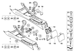 51169193395 - : Center Console With Cup Holder for BMW Image