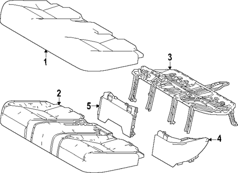 Rear Seat Components for 2025 Lexus RX350 #9