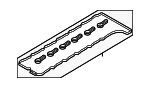 11128515732 - Engine: Valve Cover Gasket Set for BMW: 535d, 535d xDrive, 740Ld xDrive, X5 Image