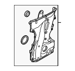 213502G004 - Engine: Timing Cover for Kia: Forte, Forte Koup, Optima, Rondo, Sorento, Sportage Image