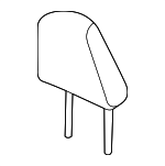 81140T2FA42ZC - : Headrest for Honda: Accord Image