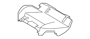 971885375AC - Body: Seat Cushion Pad for Porsche Image