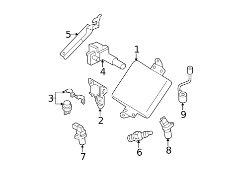 Ignition System for 2007 Subaru Forester #0