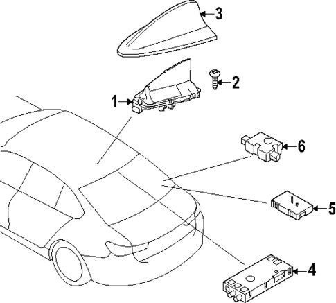 Antenna & Radio for 2025 BMW 228 xDrive Gran Coupe #0