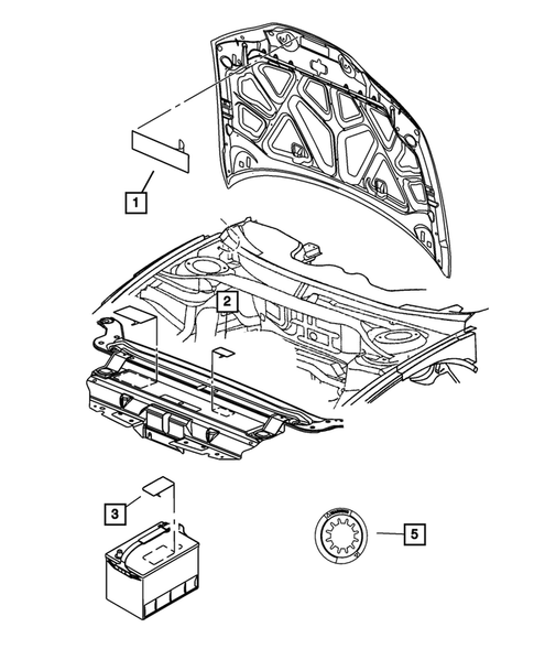 Under Hood for 2023 Jeep Compass #0