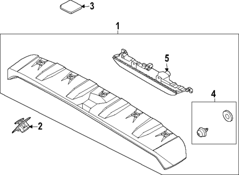 Spoiler for 2025 Hyundai Santa Cruz #0