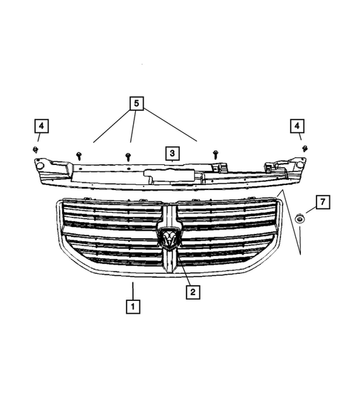 Grilles for 2007 Dodge Caliber #0