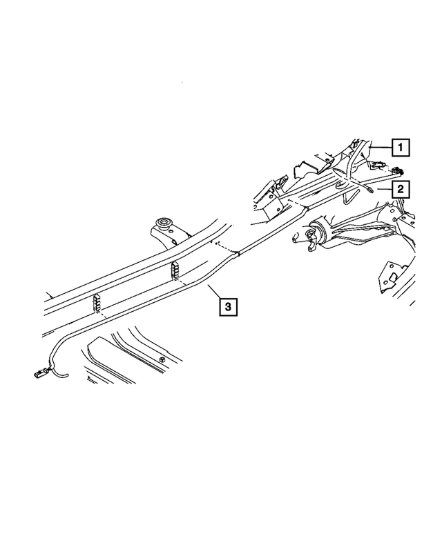 HFV00516AB - Front Suspension &amp; Drive: Fuel And Vapor Hose for Mopar Image