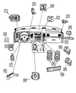 4602528AC - : Tire Air Pressure Monitor Switch for Mopar Image